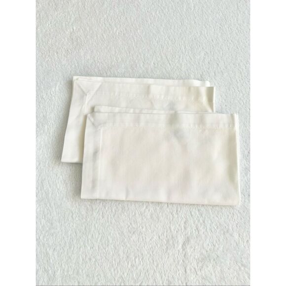 Penedo - 100% COTTON MADE IN PORTUGAL - set of 2 - 19 x 11 1/2 inches white clot - Picture 5 of 7